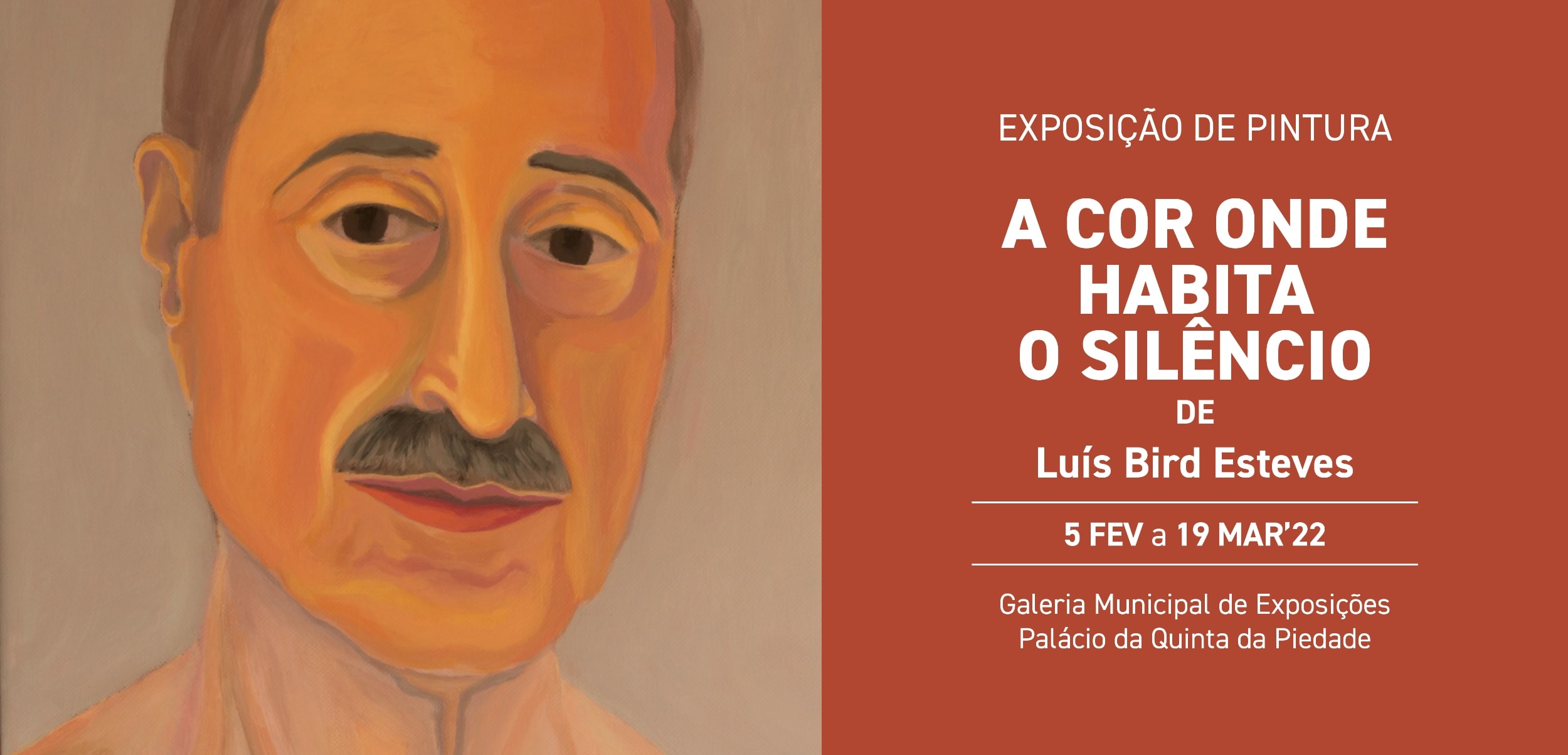 Exposição de pintura de Luís Bird Esteves "A Cor Onde Habita o Silêncio"