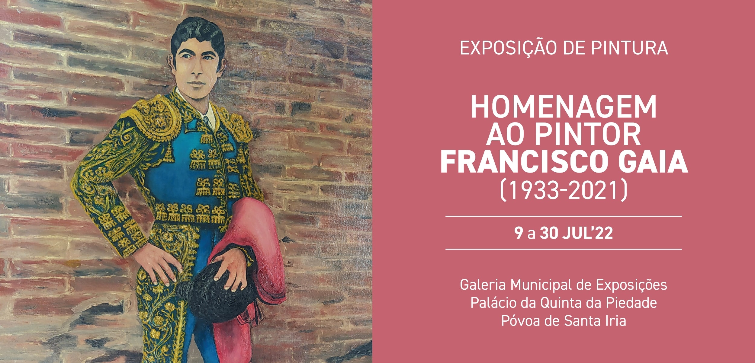 Exposição de pintura "Homenagem ao pintor Francisco Gaia (1933-2021)"