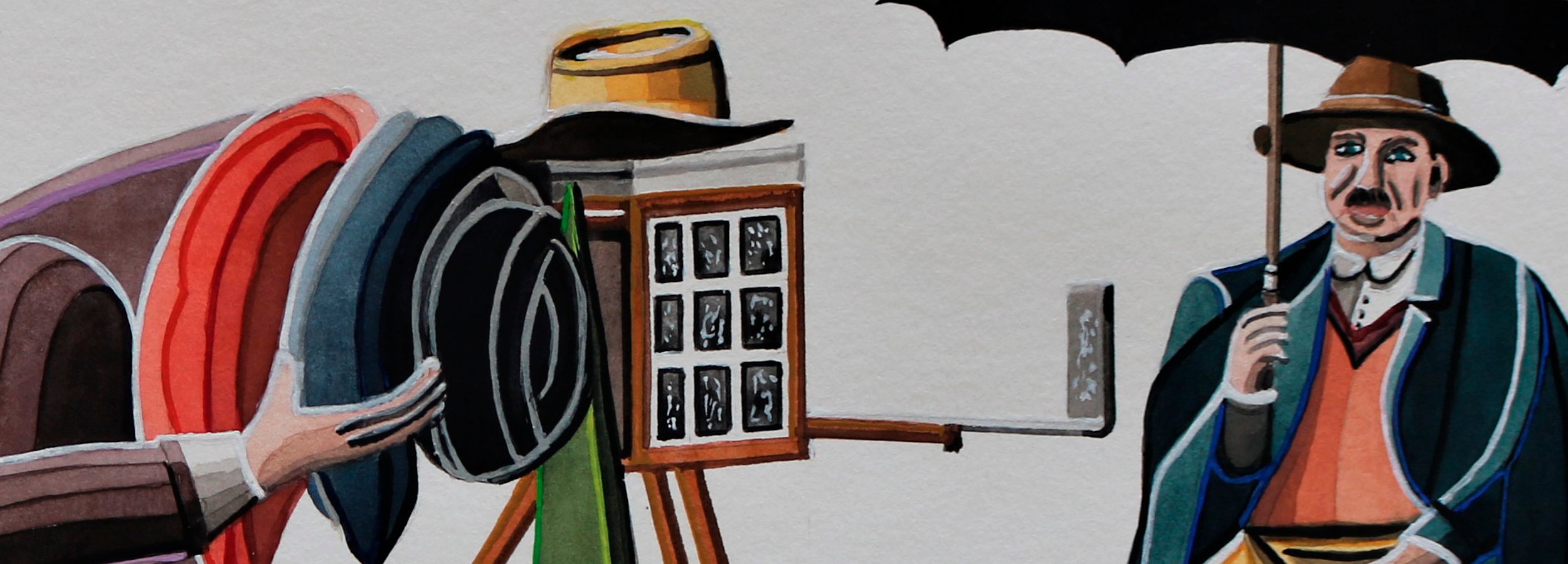 António Ervedeiro expõe a sua pintura de aguarelas e guache “ROSTOS DA IGUALDADE”