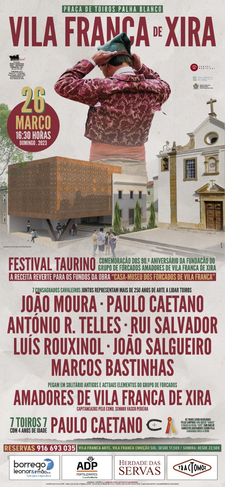 Cartel do Festival Taurino promete brilho na Palha Blanco