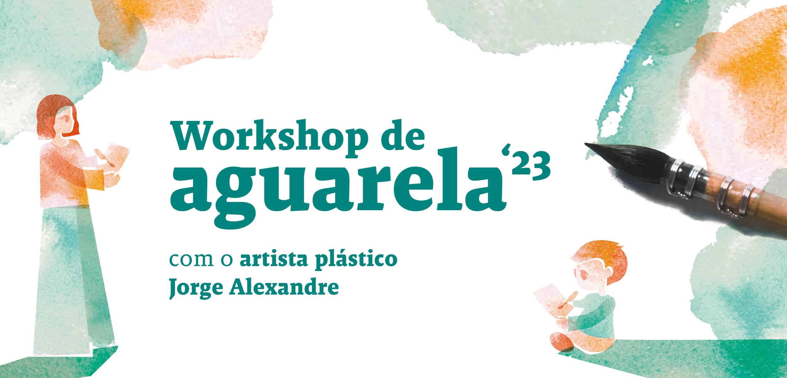 Workshop de Aguarela’ 23 pela mão de um artista plástico do Concelho