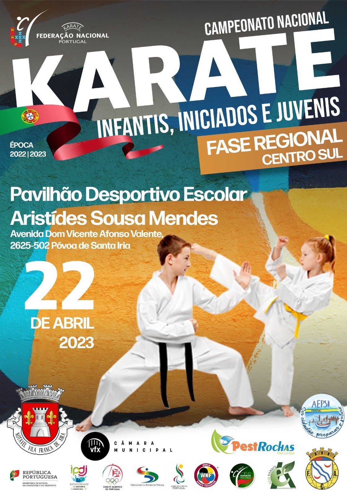 Póvoa de Santa Iria recebe 245 atletas em Campeonato Nacional de Karate 