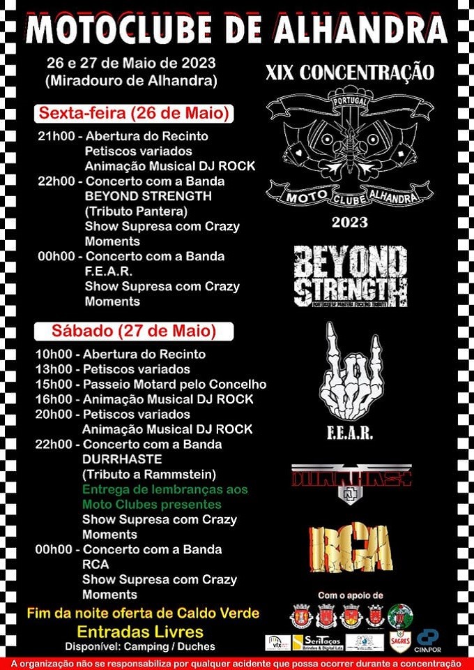 XIX Concentração - Motoclube de Alhandra