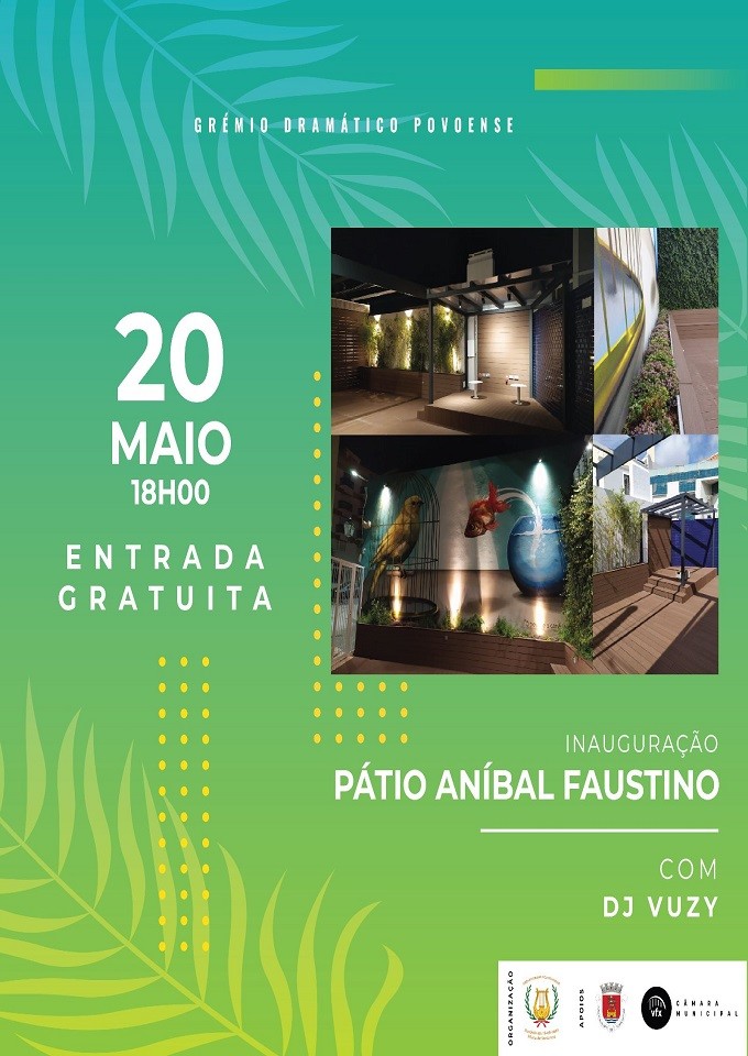 Inauguração do Pátio Aníbal Faustino