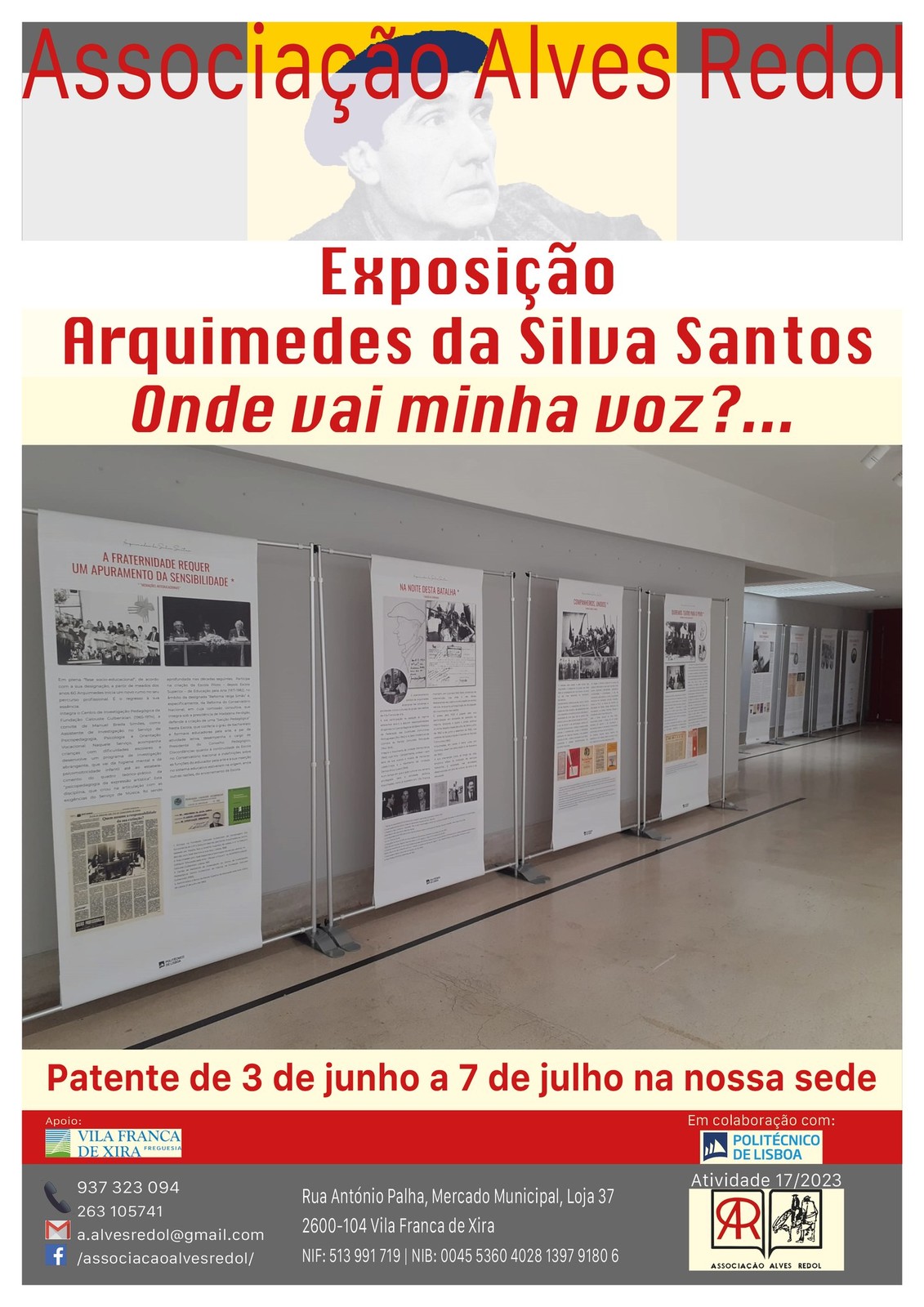 Exposição Arquimedes da Silva Santos - Onde vai a minha voz?...
