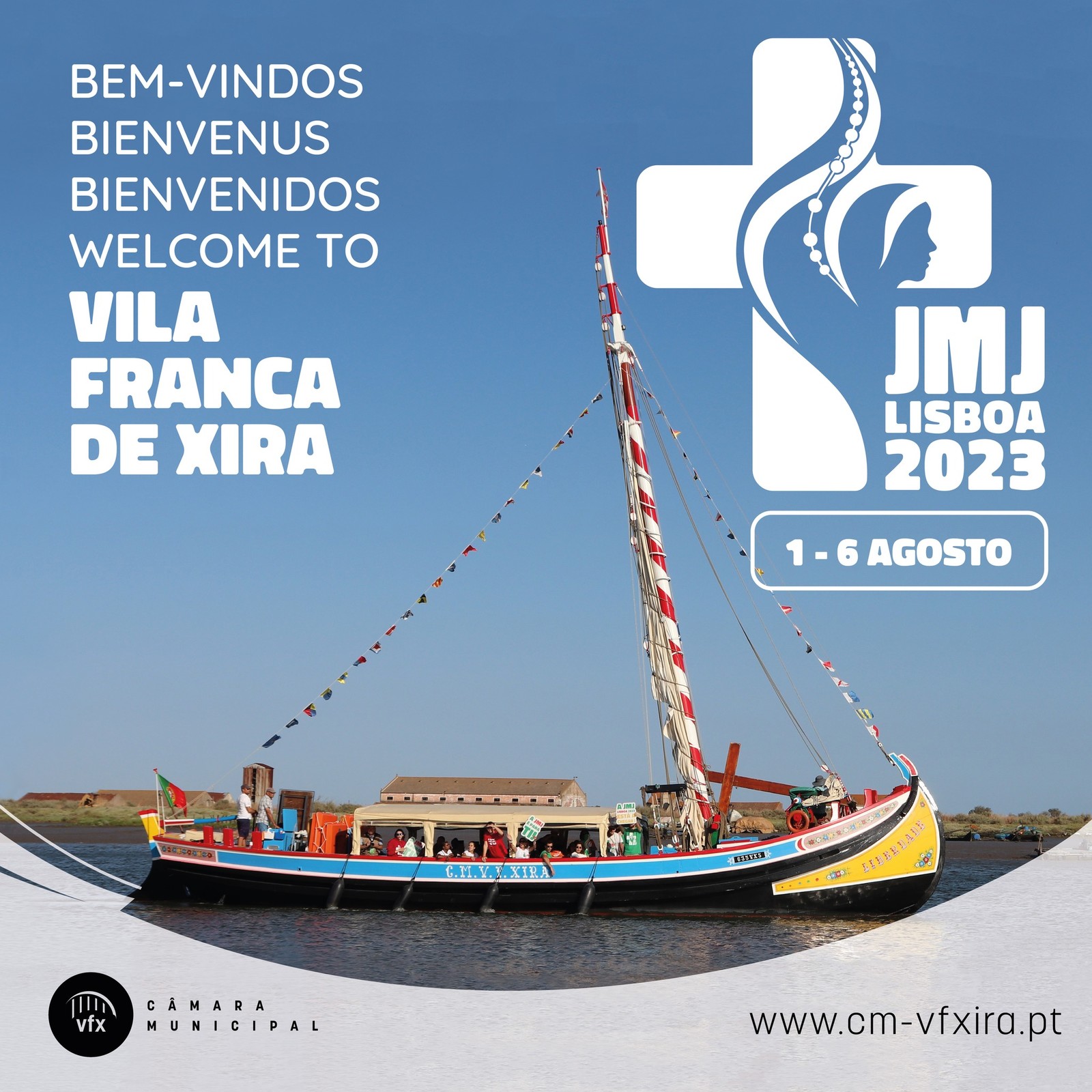 Barco Varino “Liberdade” representa Vila Franca de Xira no Festival Marítimo