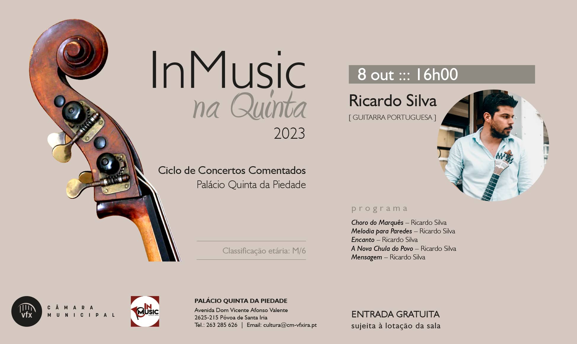 InMusic na Quinta - Ricardo Silva na guitarra portuguesa