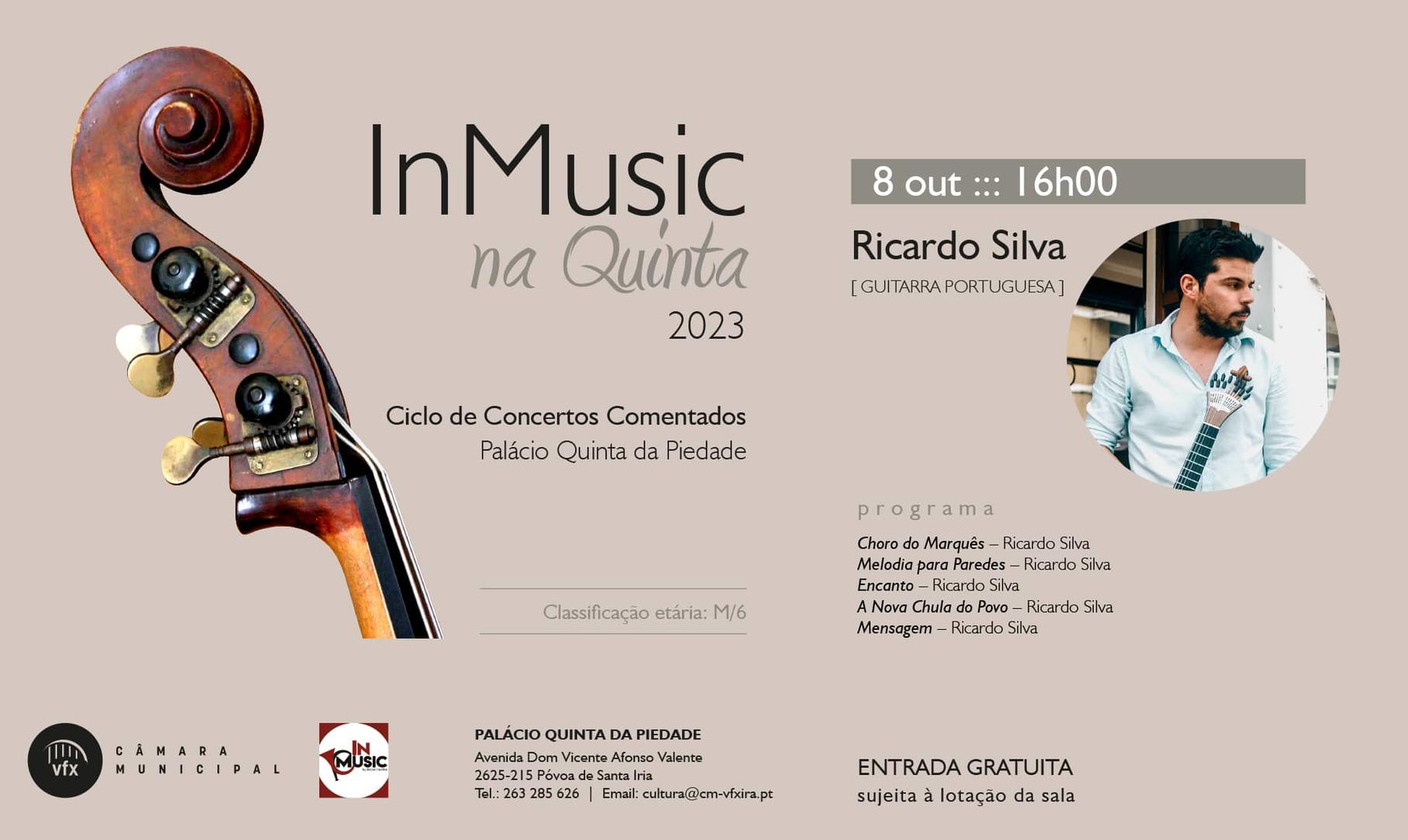 InMusic na Quinta - Ricardo Silva na guitarra portuguesa 