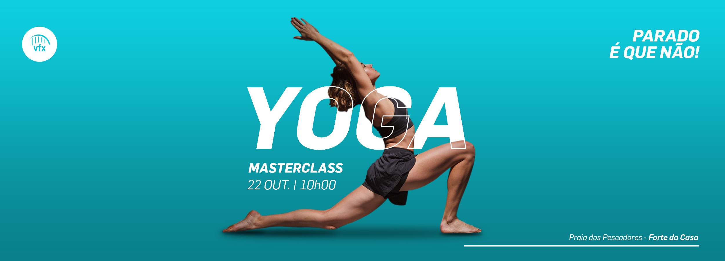 CANCELADO | Masterclass de Yoga é a próxima atividade do “Parado é que Não”