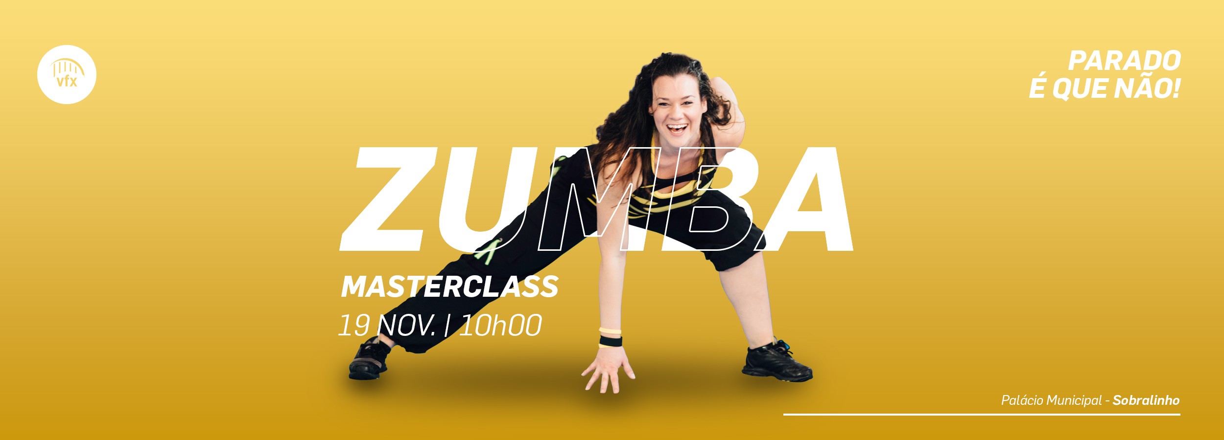 Master Class de Zumba em destaque no “Parado é que Não”