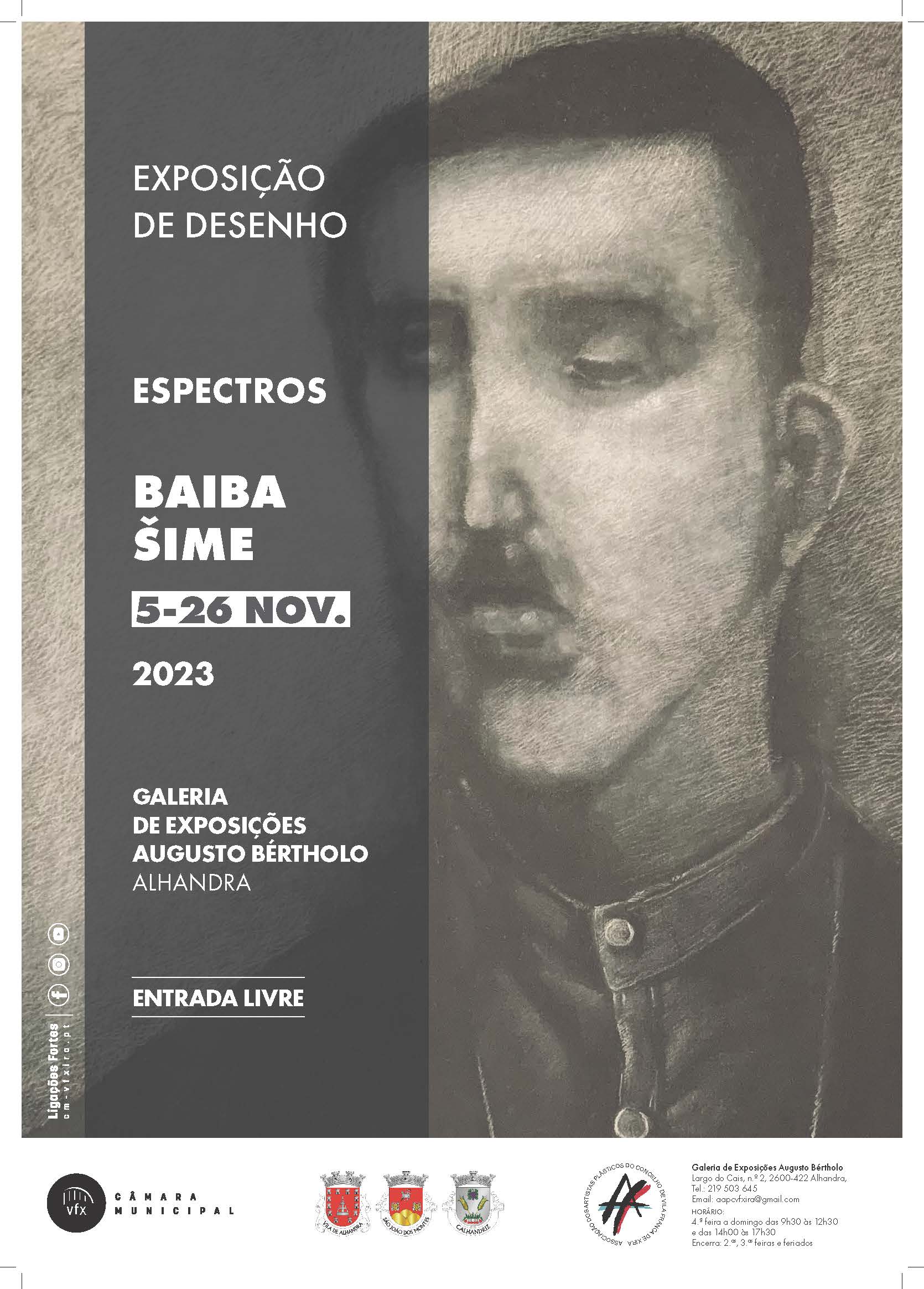 Últimos dias para visitar a exposição de desenho "Espectros"