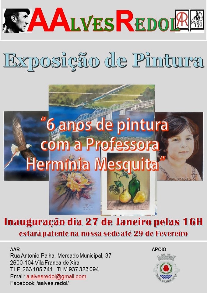 Exposição Pintura - 6 anos de pintura com a Professora Hermínia Mesquita