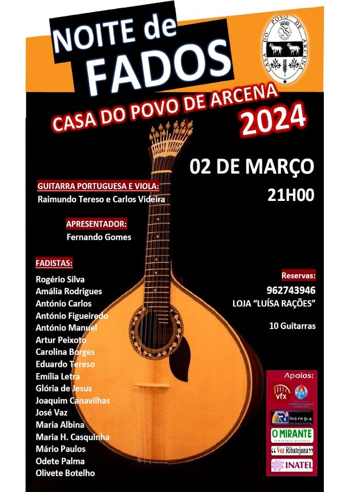 Noite de Fados - Casa do Povo de Arcena