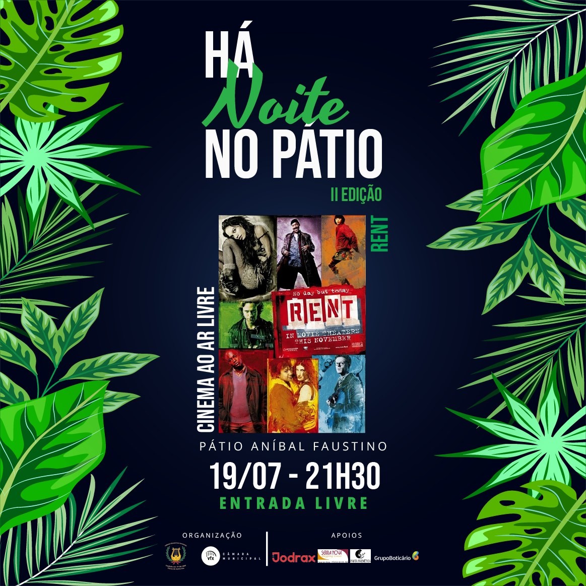 “Há Noite no Pátio” - Cinema ao ar livre