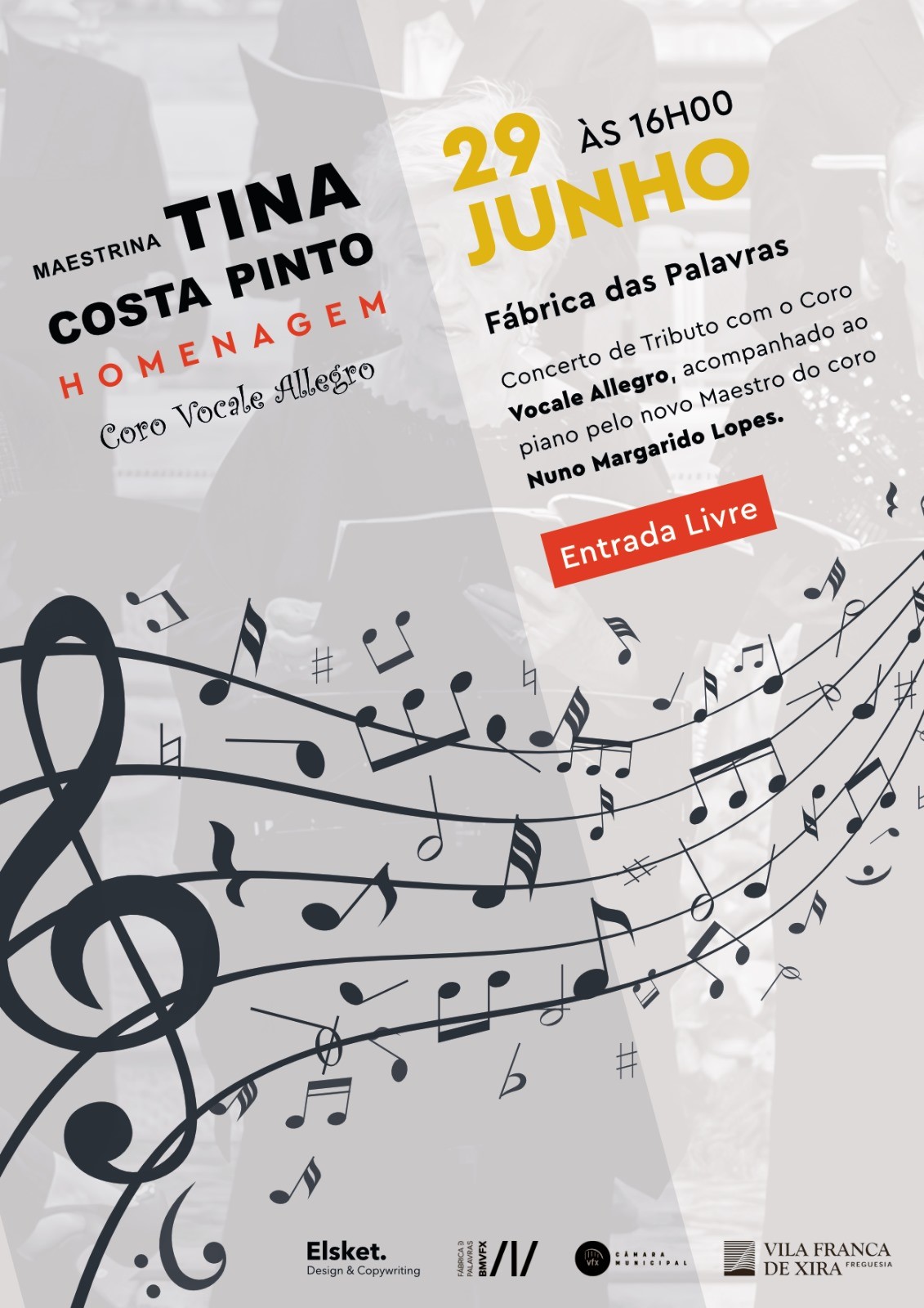 Concerto de tributo com Coro Vocale Allegro