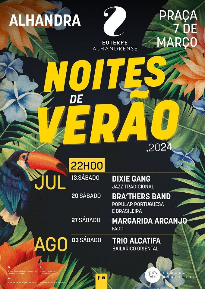 Noites de Verão animam a Praça 7 de Março em Alhandra