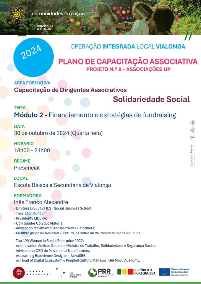 Plano de Capacitação de Dirigentes Associativos - Projeto 8 Associações Up