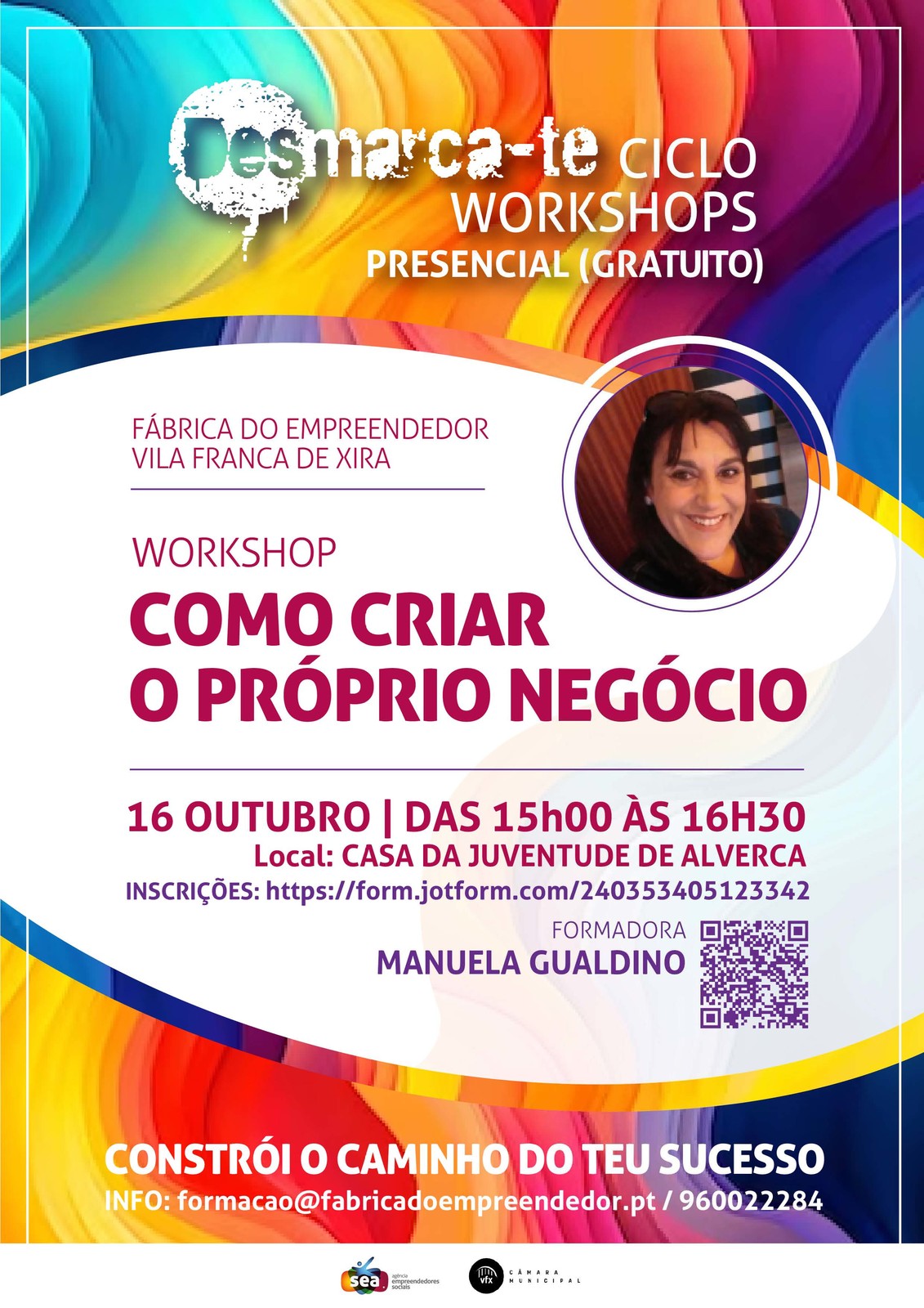 Casa da Juventude de Alverca acolhe workshop denominado “Como Criar o Próprio Negocio”.