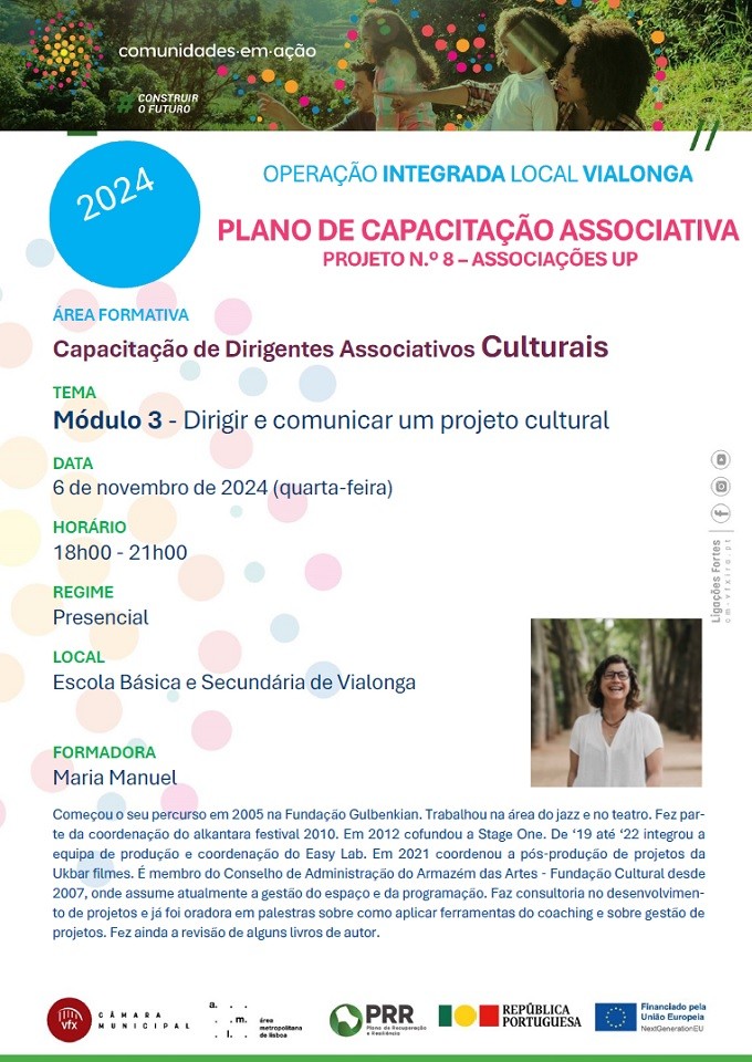 Plano de Capacitação de Dirigentes Associativos - Projeto 8 Associações Up