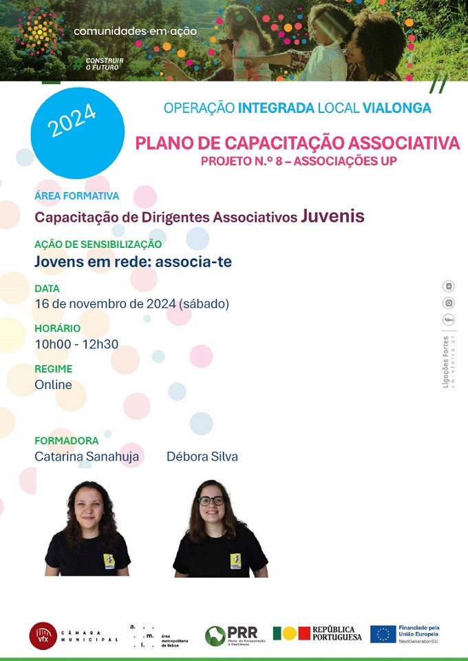 Plano de Capacitação de Dirigentes Associativos - Projeto 8 Associações Up