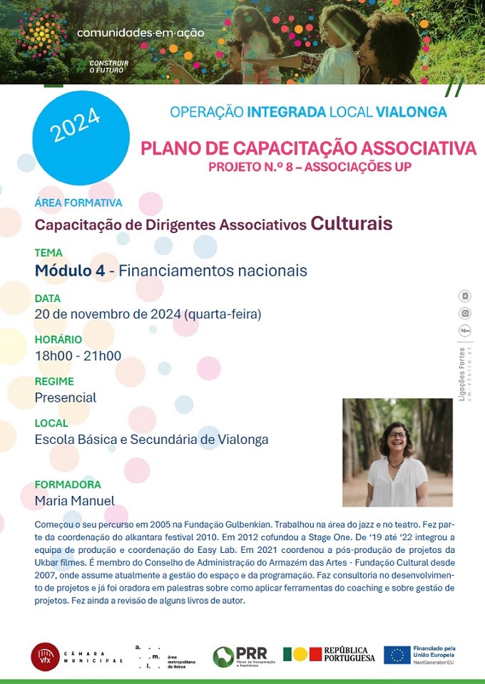 Plano de Capacitação de Dirigentes Associativos - Projeto 8 Associações Up