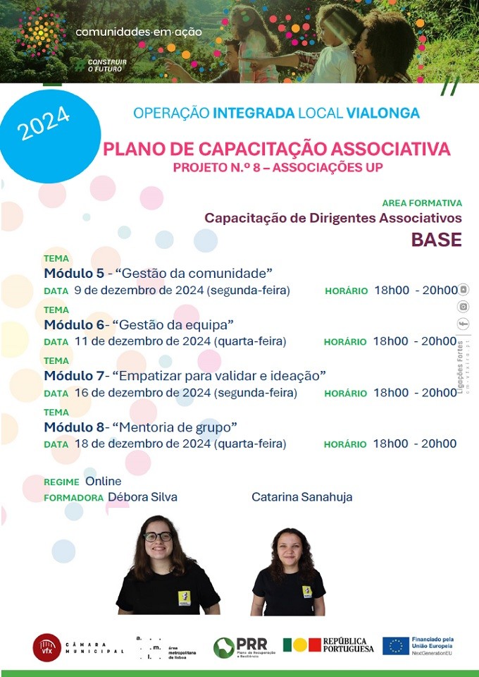 Plano de Capacitação de Dirigentes Associativos - Projeto 8 Associações Up