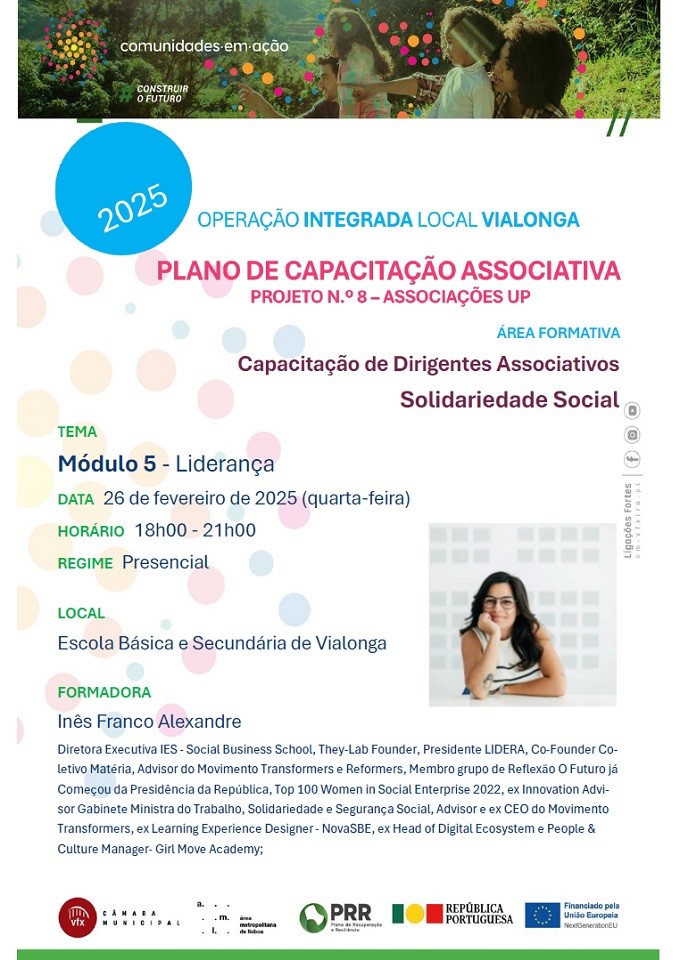 Plano de Capacitação de Dirigentes Associativos - Projeto 8 Associações Up