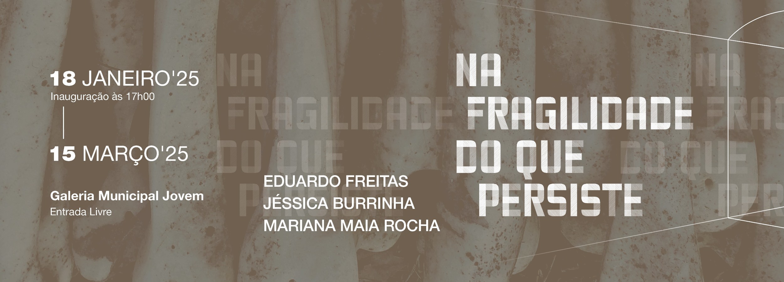 Galeria Municipal Jovem acolhe exposição de esculturas denominada “Na Fragilidade do que Persiste”