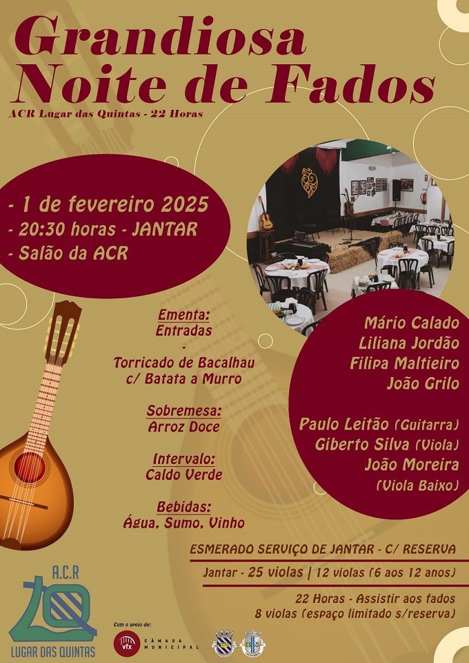 Grandiosa Noite de Fados
