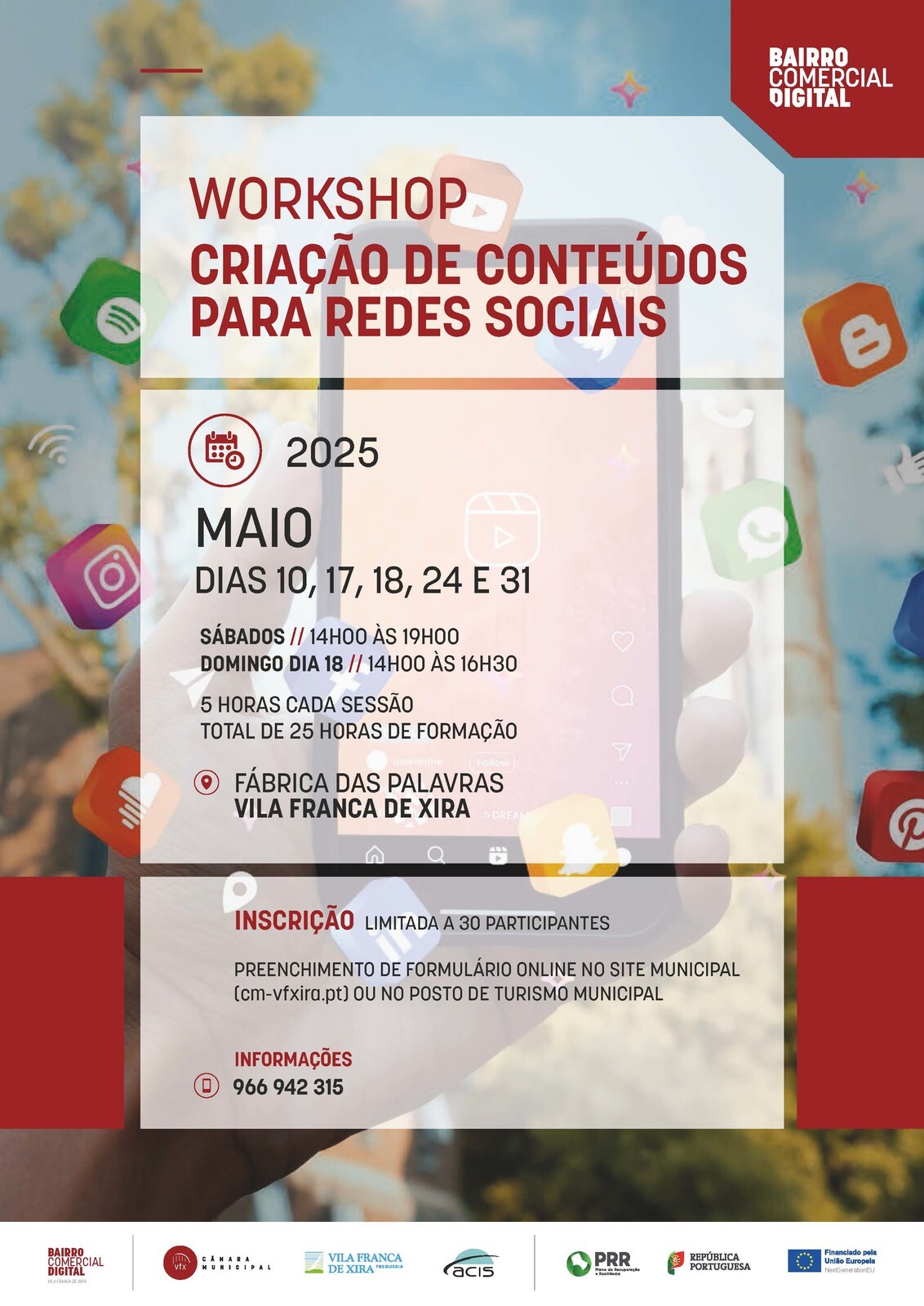 Workshop "Criação de Conteúdos para as Redes Sociais"