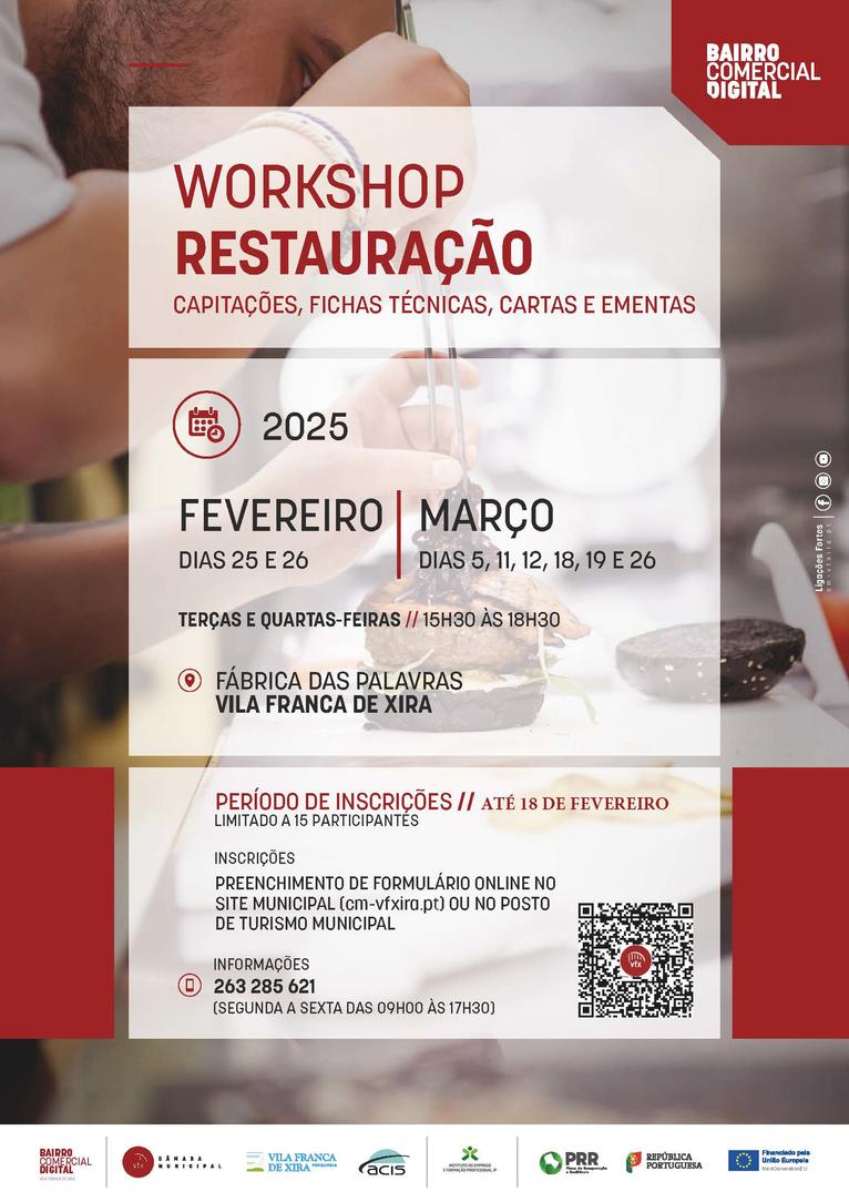 Formação para trabalhadores e empresários do setor da Restauração