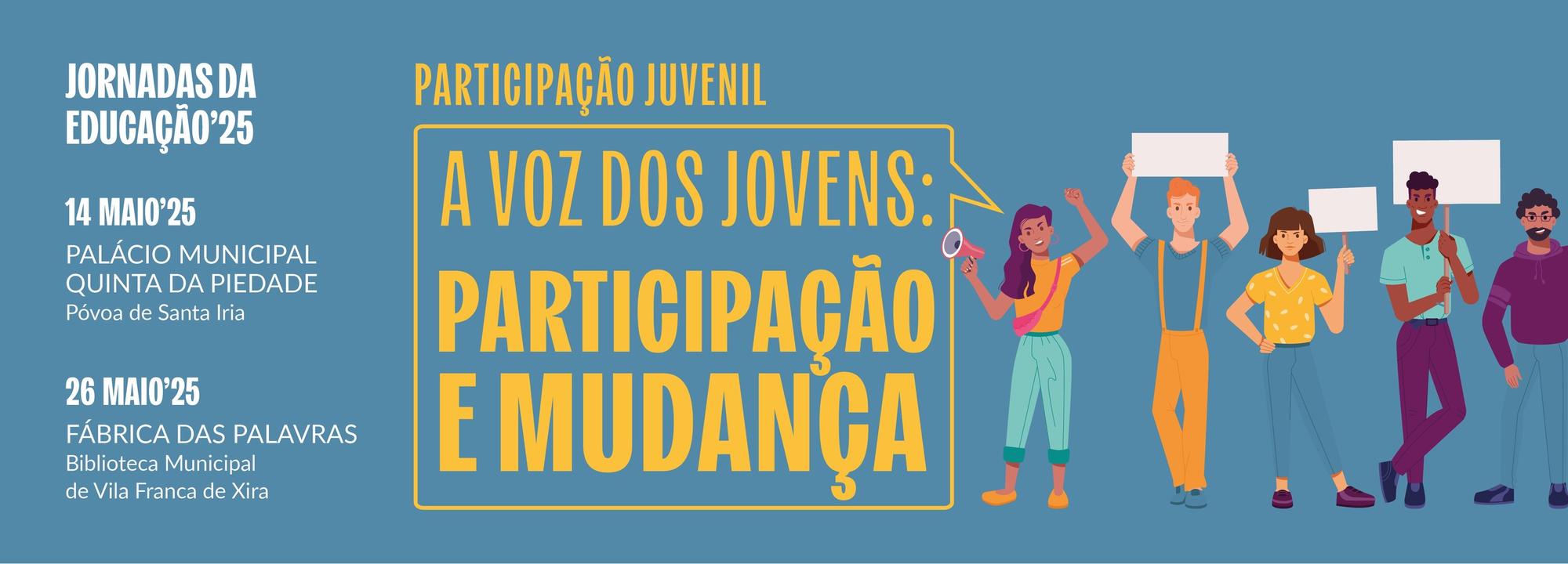 Participação e Mudança é o tema da edição deste ano das 'Jornadas da Educação'