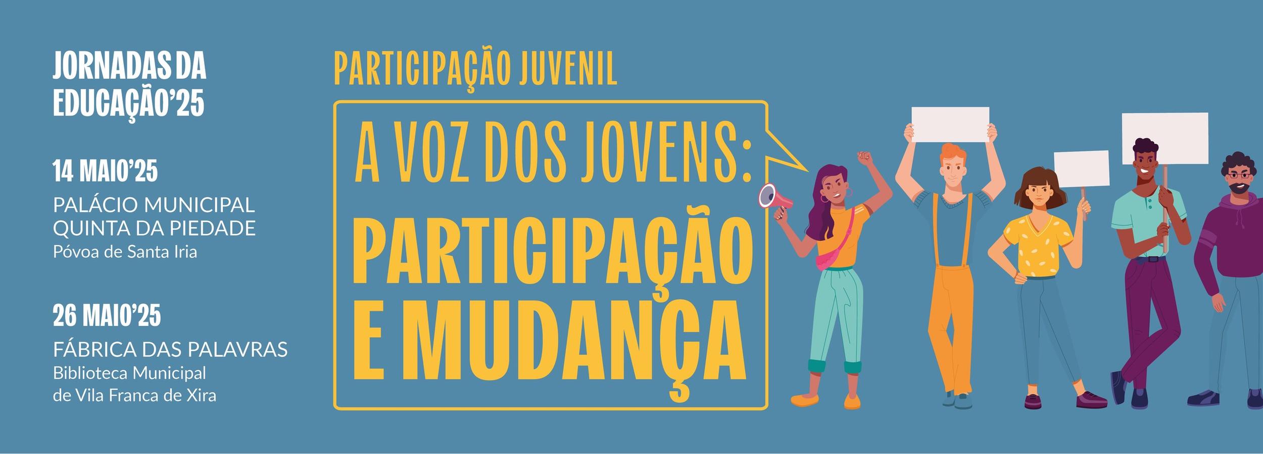 Participação e Mudança é o tema da edição deste ano das 'Jornadas da Educação'