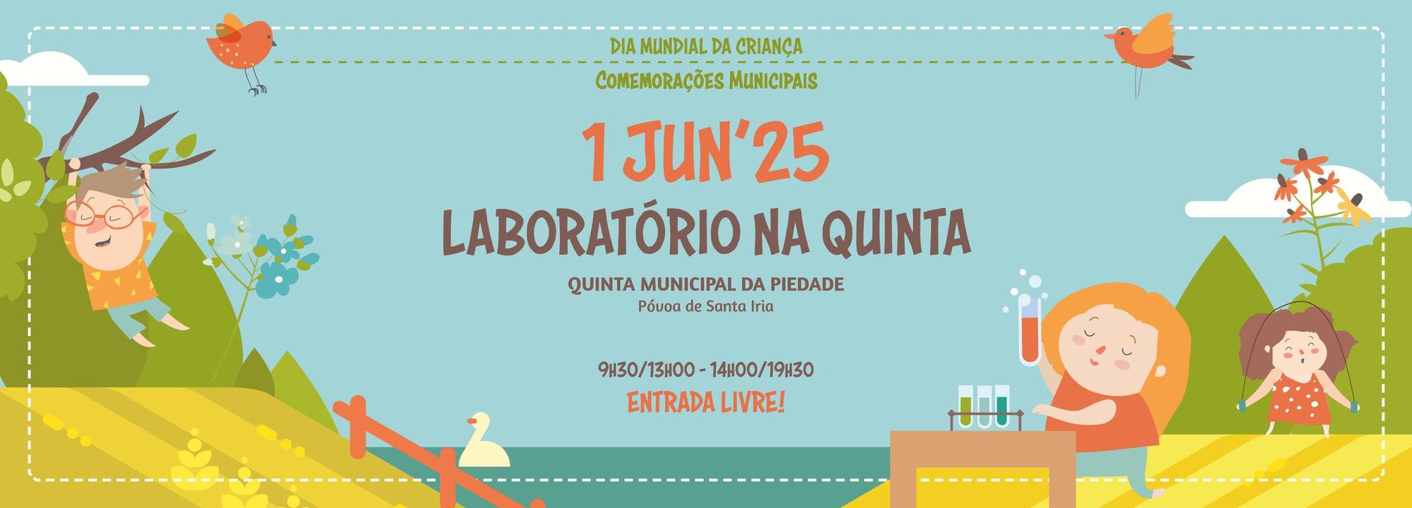 Laboratório ao ar livre assinala “Dia Mundial da Criança”