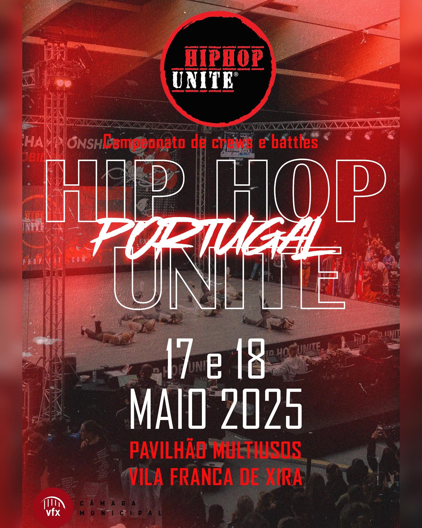 Pavilhão Multiusos de Vila Franca de Xira acolhe Campeonato Nacional de Hip Hop