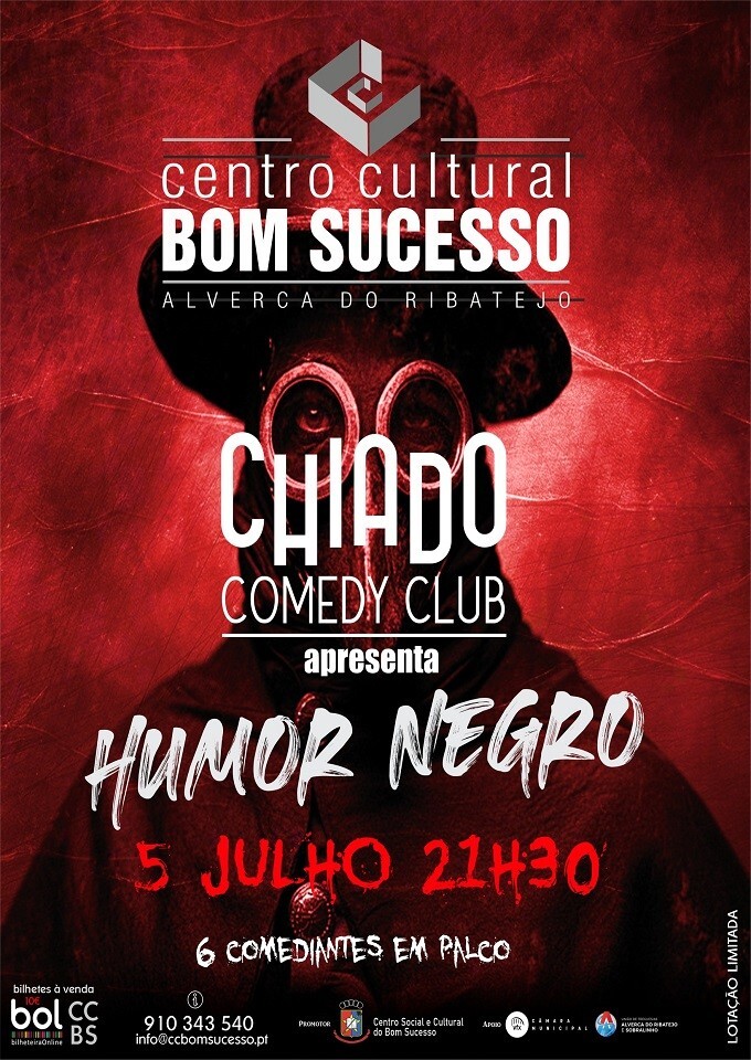 Chiado Comedy Club apresenta "Humor Negro"