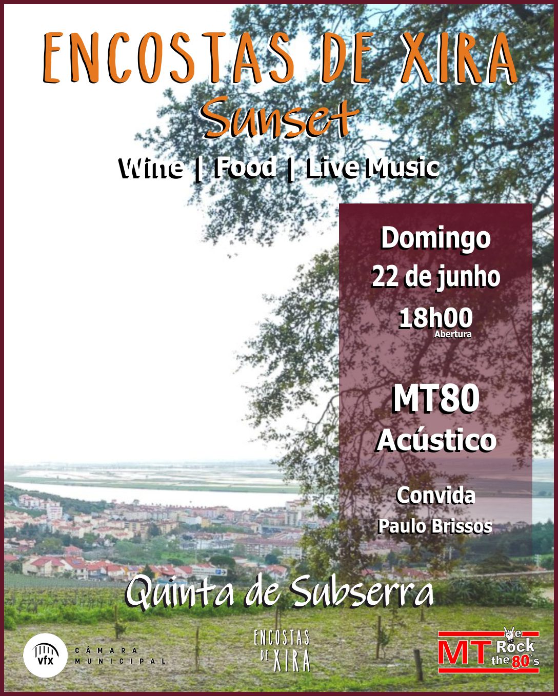 “Encostas de Xira Sunset” está de volta: música, vinho e tradição ao pôr do sol 