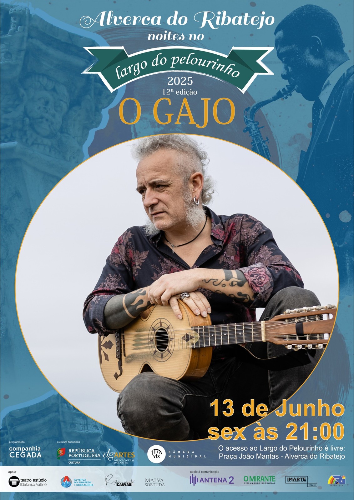 "Noites no Largo do Pelourinho", com O Gajo