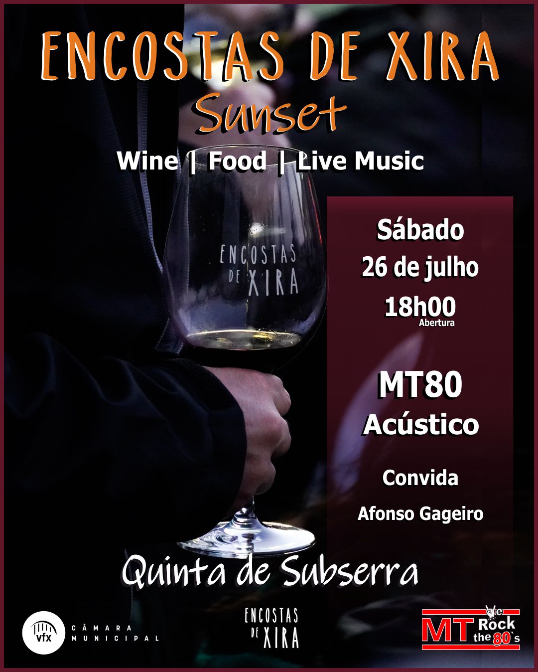 “Encostas de Xira Sunset” está de volta: música, vinho e tradição ao pôr do sol 