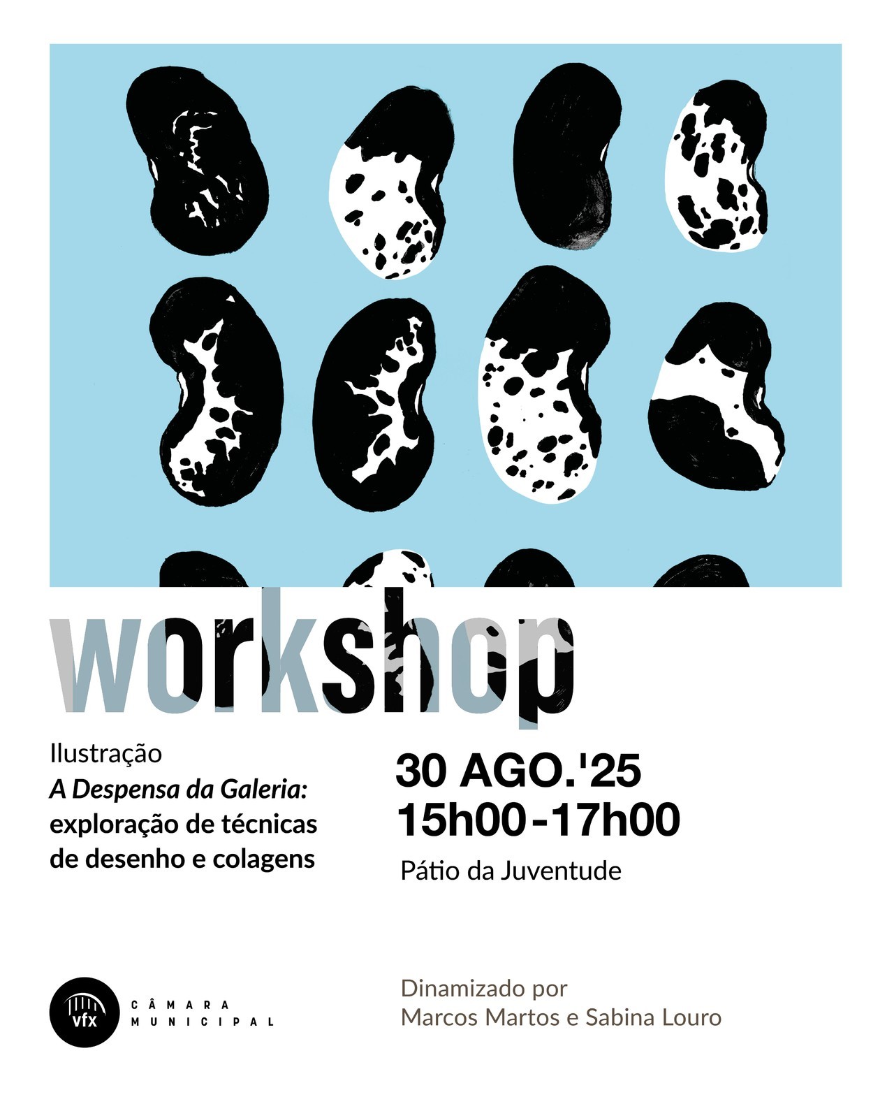 Workshop de introdução à gravura desafia participantes a explorar a construção de repetições visuais