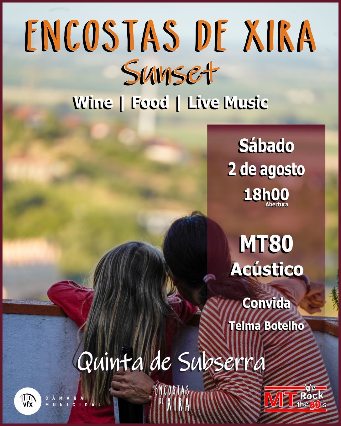 “Encostas de Xira Sunset” está de volta: música, vinho e tradição ao pôr do sol