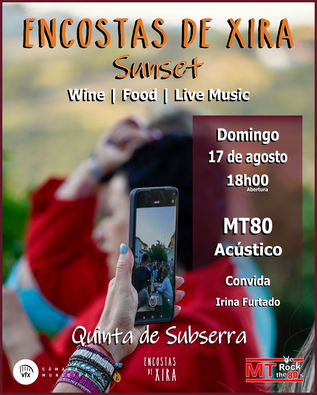 “Encostas de Xira Sunset” está de volta: música, vinho e tradição ao pôr do sol