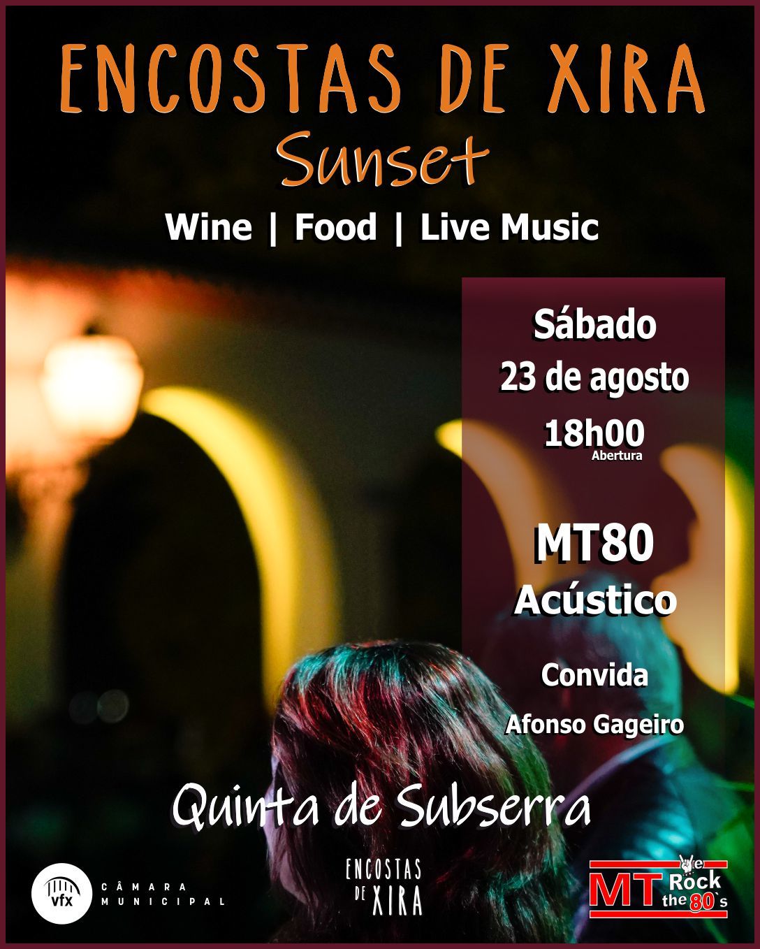 “Encostas de Xira Sunset” está de volta: música, vinho e tradição ao pôr do sol