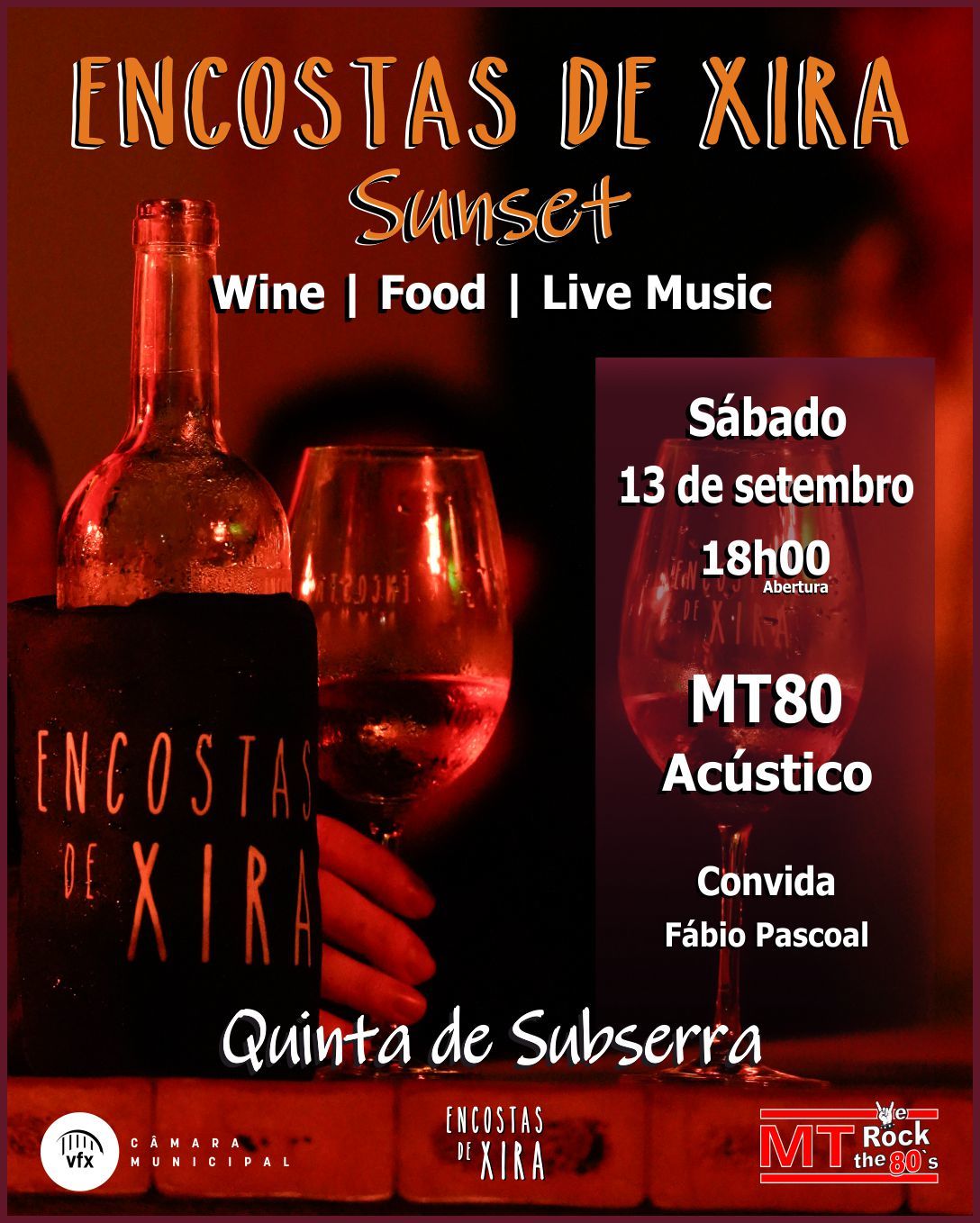 “Encostas de Xira Sunset” está de volta: música, vinho e tradição ao pôr do sol
