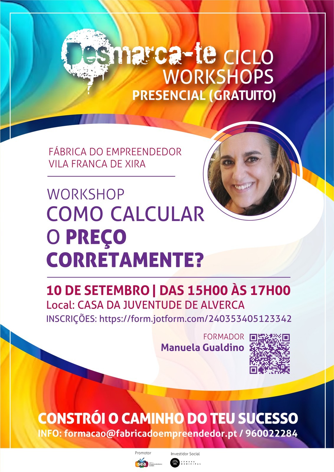 Workshop gratuito de “Como calcular o preço corretamente”, na Fábrica do Empreendedor de Vila Fra...