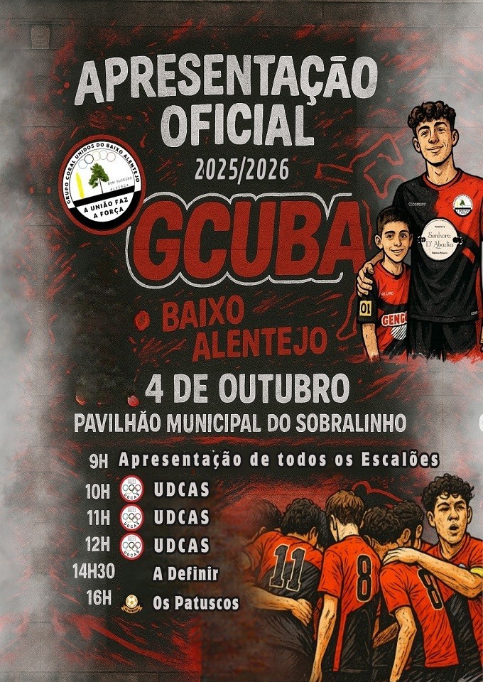 Apresentação Oficial GCUBA - Todos os Escalões