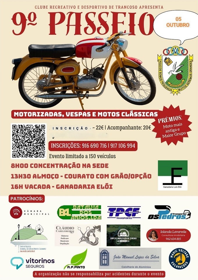9.º Passeio de Motorizadas de Trancoso