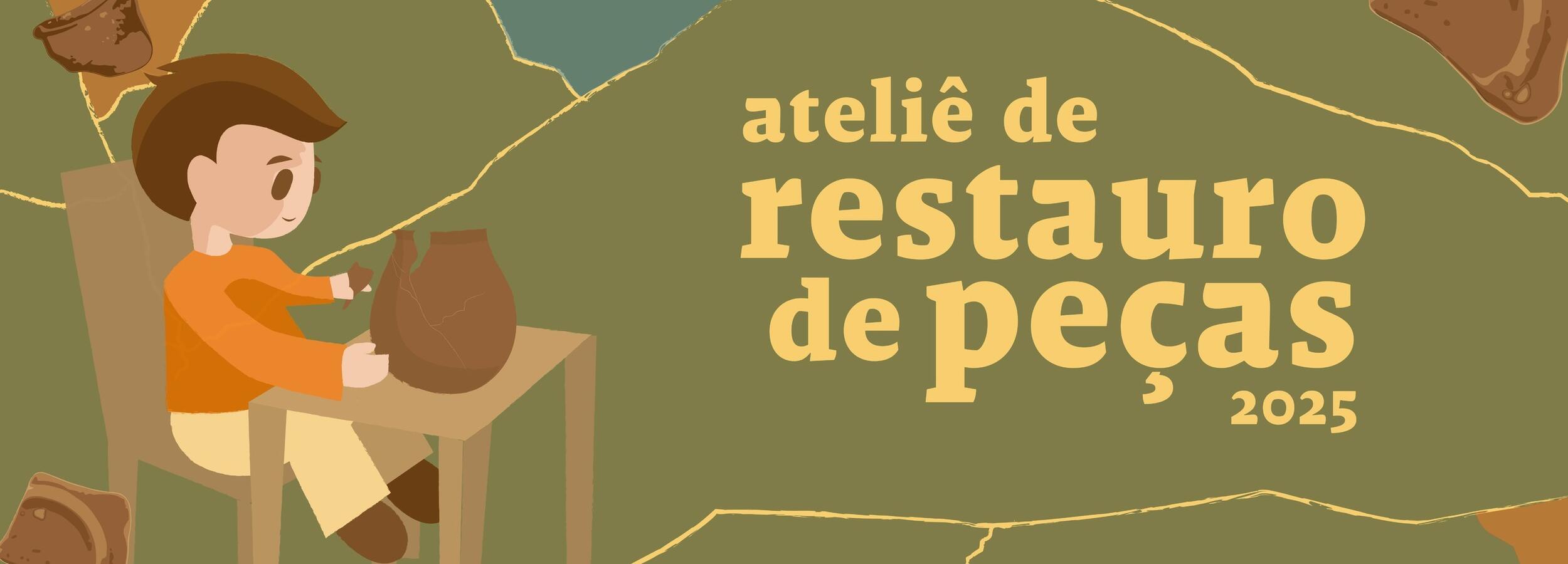 Ateliê de Restauro de Peças para crianças 