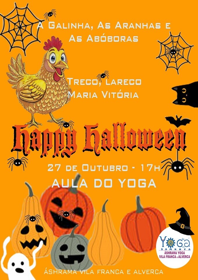 Happy Halloween - Aula Aberta para Crianças