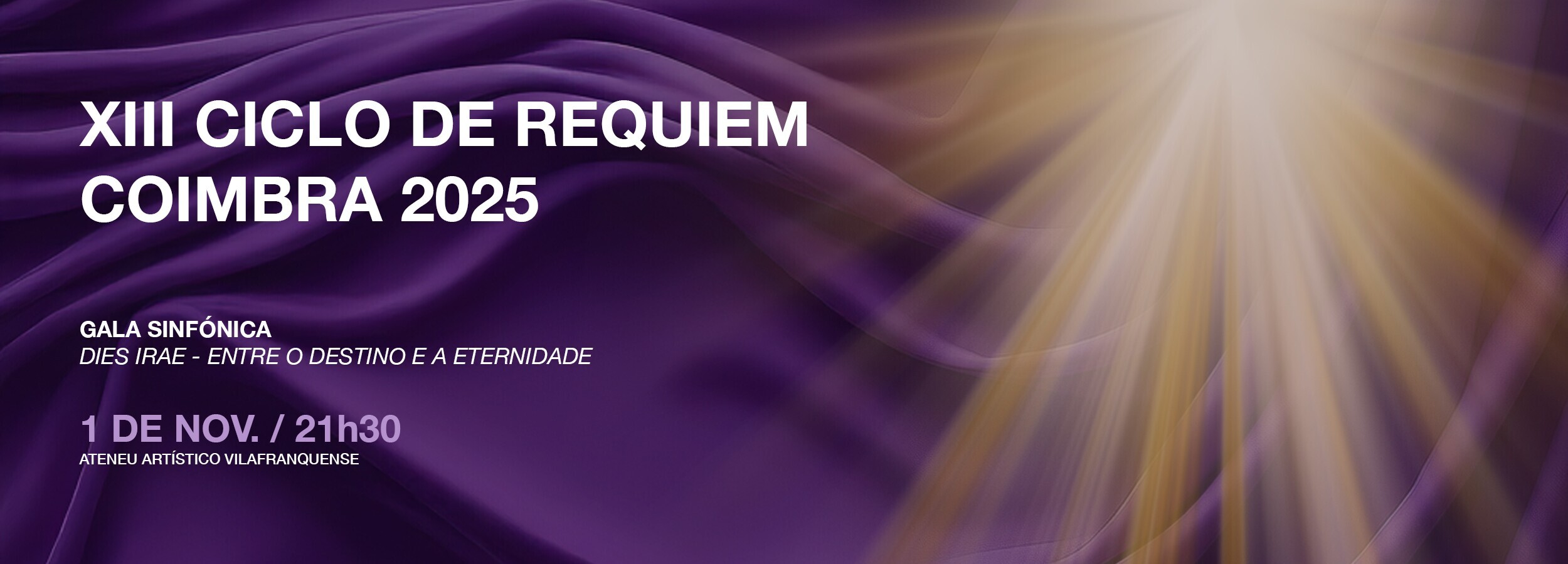 Gala de música sinfónica evoca o tema da transcendência